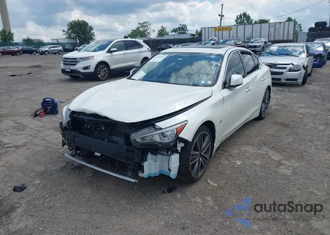 2017 Infiniti Q50 3.0T Premium from USA, damaged, VIN JN1EV7AP6HM733558